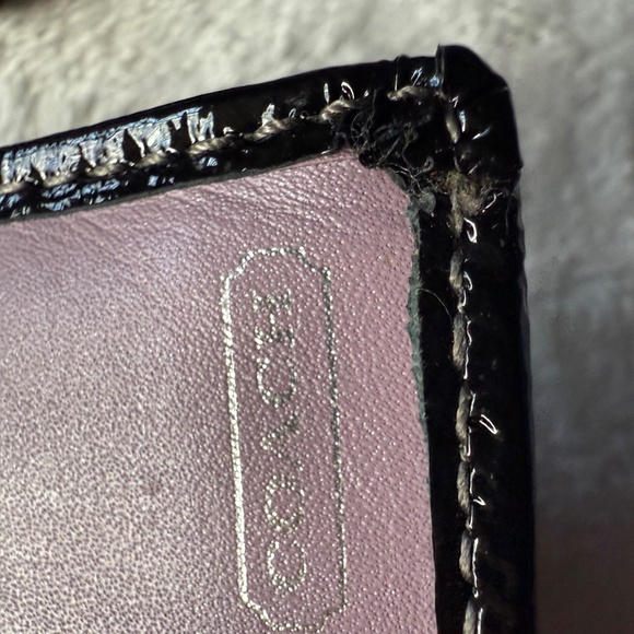Coach Madison Signature Checkbook Flap Wallet - Picture 9 of 10